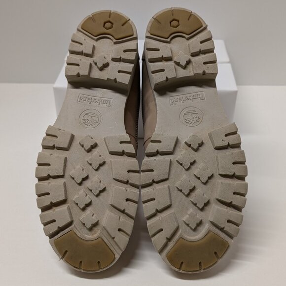 Timberland Lyonsdale Chunky-Sole Leather Boots in Light Beige & Grey - Picture 14 of 16